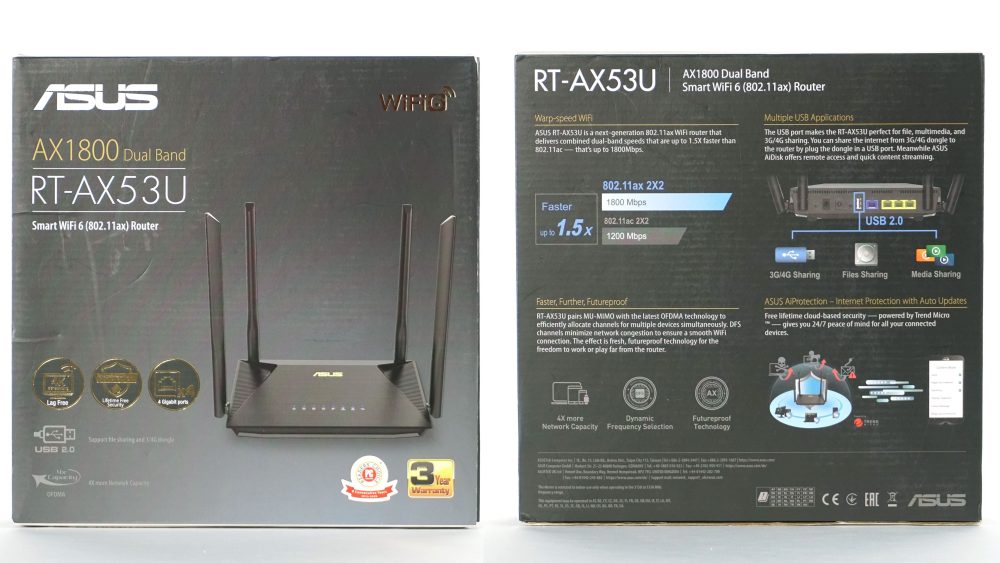 ASUS ROUTER RT AX53U WIFI