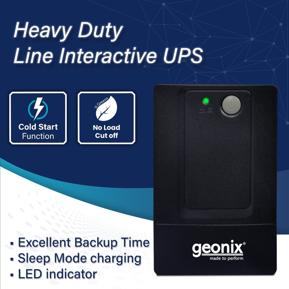 GEONIX UPS 600VA (GXUPS600VA)